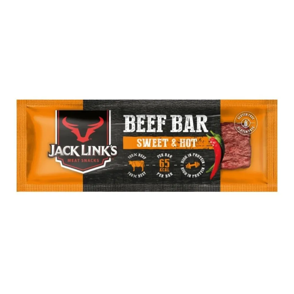 Barretta Jack Link's Beef Jerky Sweet & Hot, pikantno sušeno meso od 22,5g