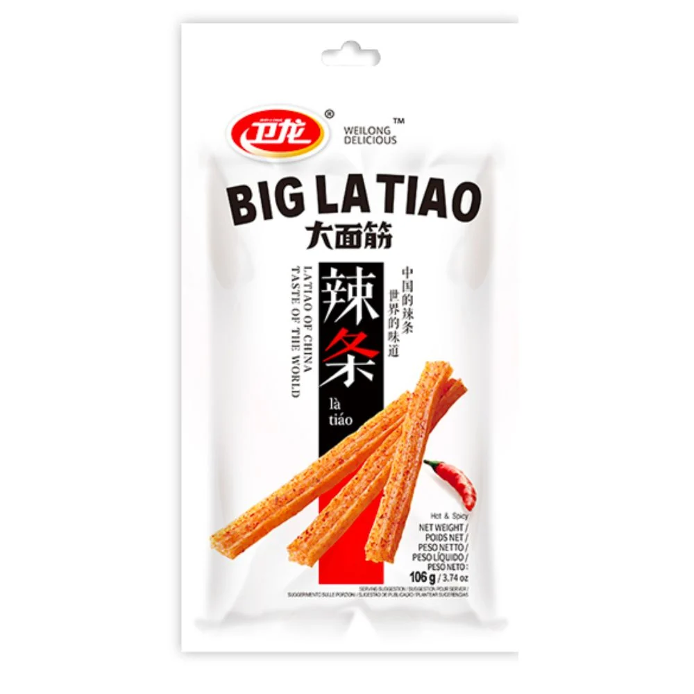 Big La Tiao, ljuti i slatko-kiseli štapići od pšenice od 106g
