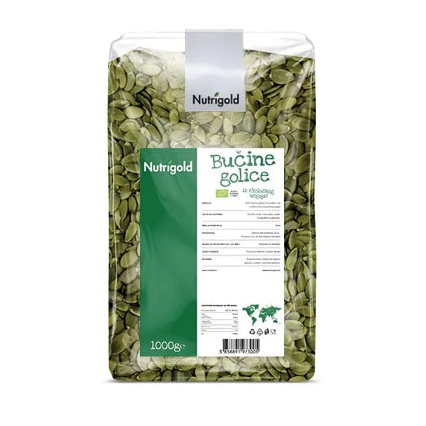 BIO Bučine golice 1kg Nutrigold