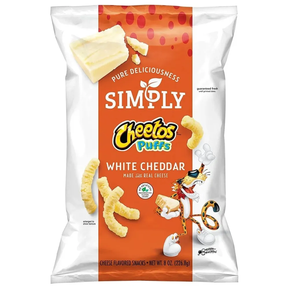 Cheetos Puffs White Cheddar, čips od sira od 227g