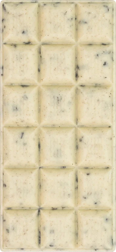 ChocoLetter Cookies & Cream, ručno izrađena bijela čokolada s komadićima keksa od 100g