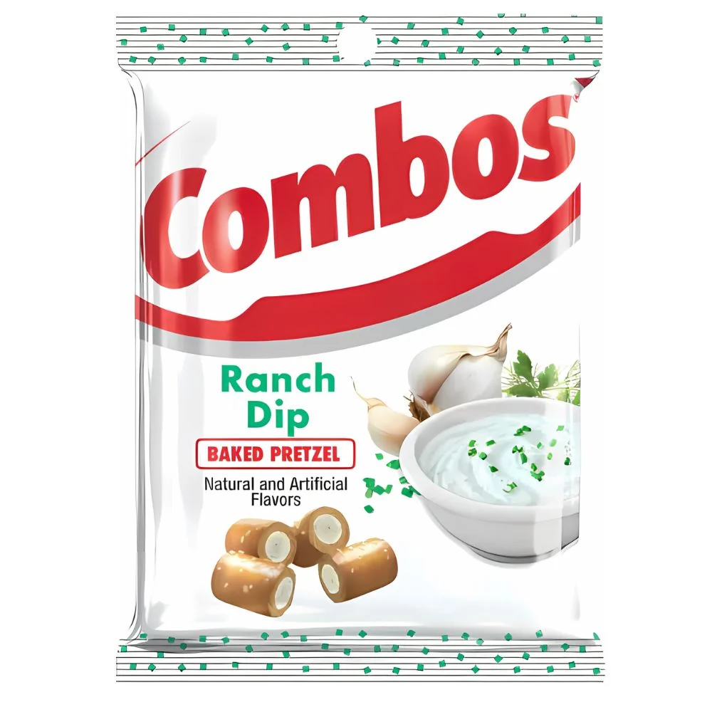 Combos Ranch Dip, perec napunjeni umakom od češnjaka ranch od 178g