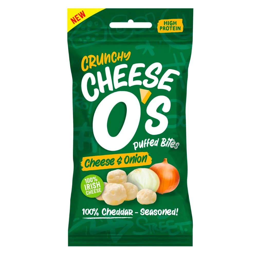 Crunchy Cheese O's Cheese&Onion, tostirani cheddar sir s okusom luka od 25g