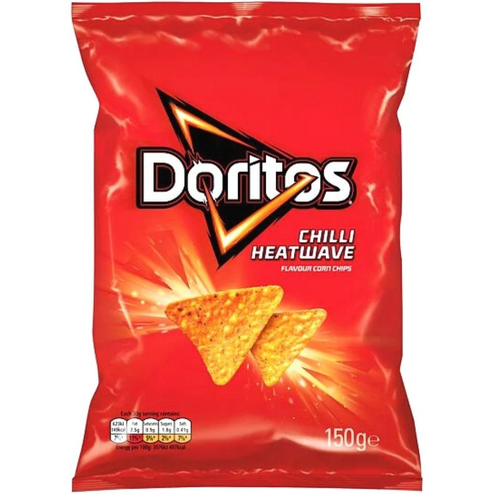 Doritos Chilli Heatwave, blago ljuti nachosi sa sirom od 150g