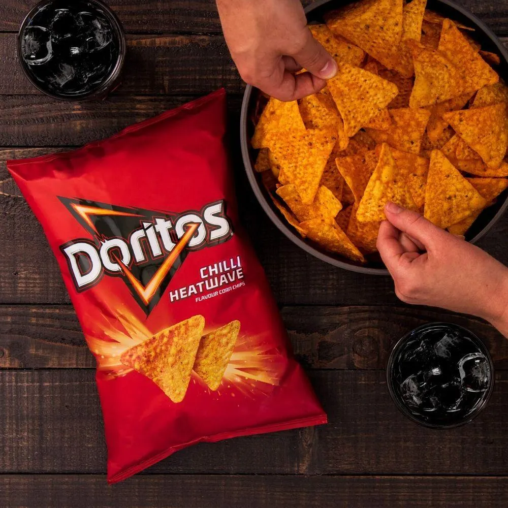 Doritos Chilli Heatwave, blago ljuti nachosi sa sirom od 150g