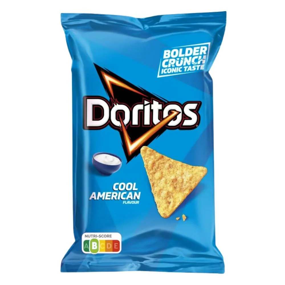 Doritos Cool American, čips s okusom kiselog vrhnja od 170g