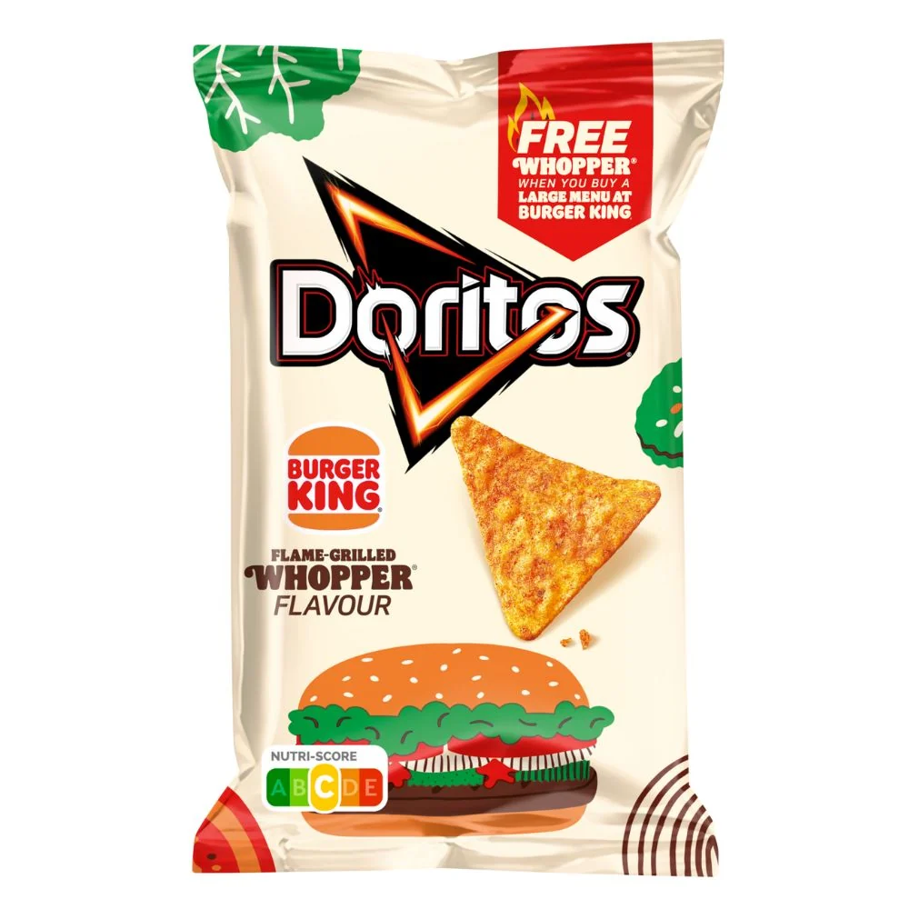 Doritos Flame-Grilled Whopper Flavour, čips s okusom whoppera od 170g