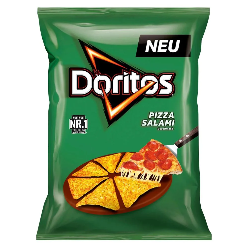 Doritos Pizza Salami, nachosi s okusom pizze sa salamom od 110g