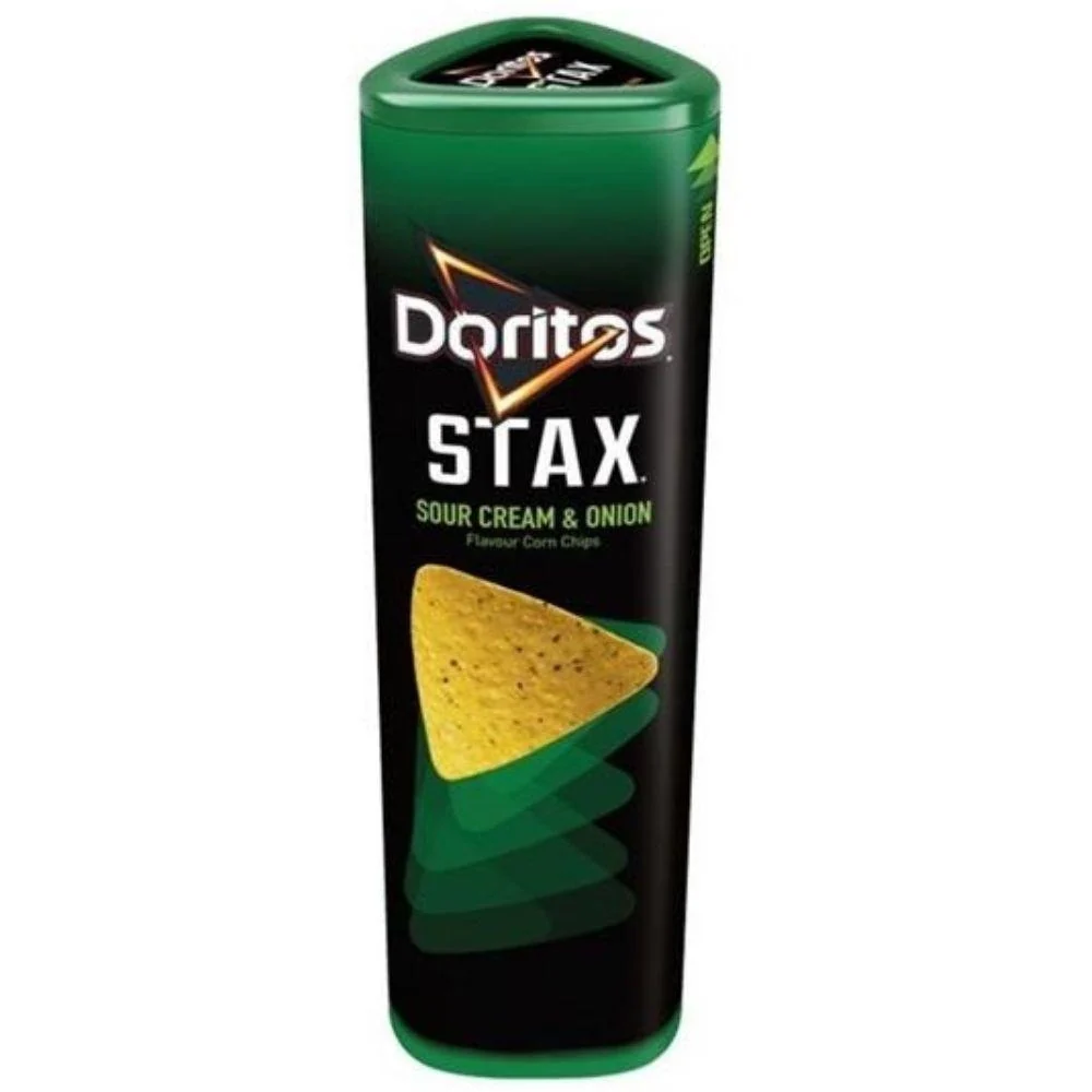 Doritos Stax Kiselo vrhnje i luk, nachosi s okusom kiselog vrhnja i luka od 170g