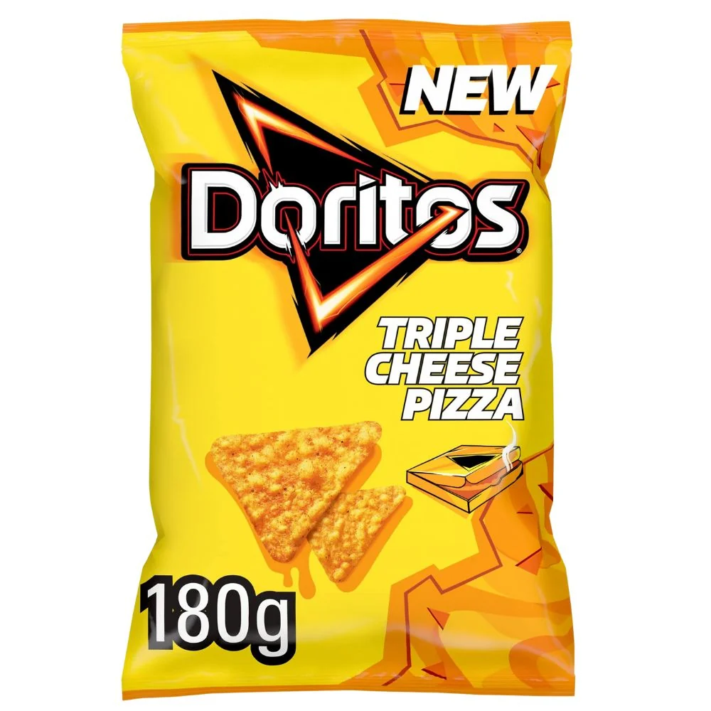 Doritos Triple Cheese Pizza, nachosi s okusom pizze sa sirom od 180g
