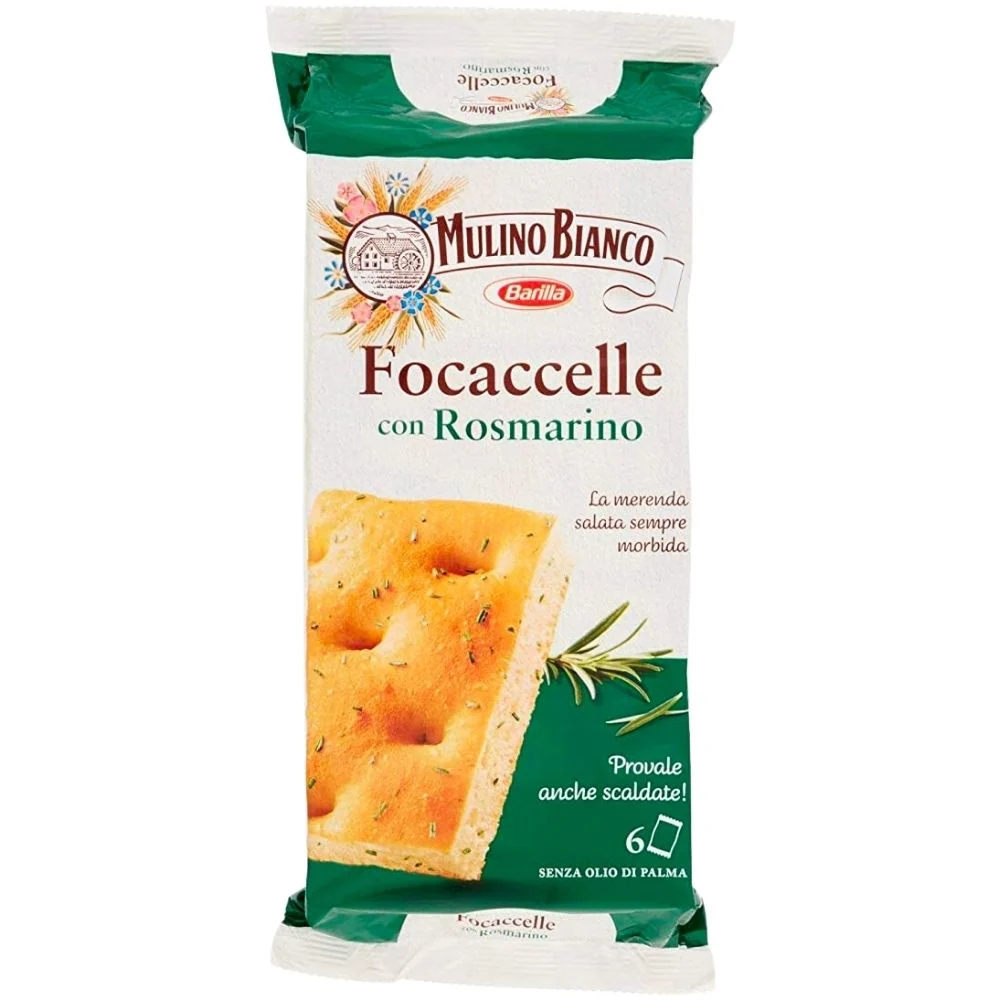 Focaccelle s ružmarinom Mulino Bianco, focacce s ružmarinom od 198g