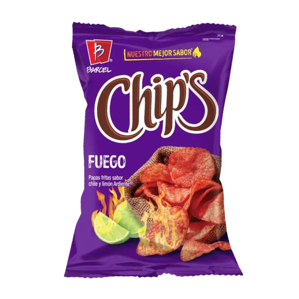 Fuego Chips, čips aromatiziran čilijem i limunom od 60gr