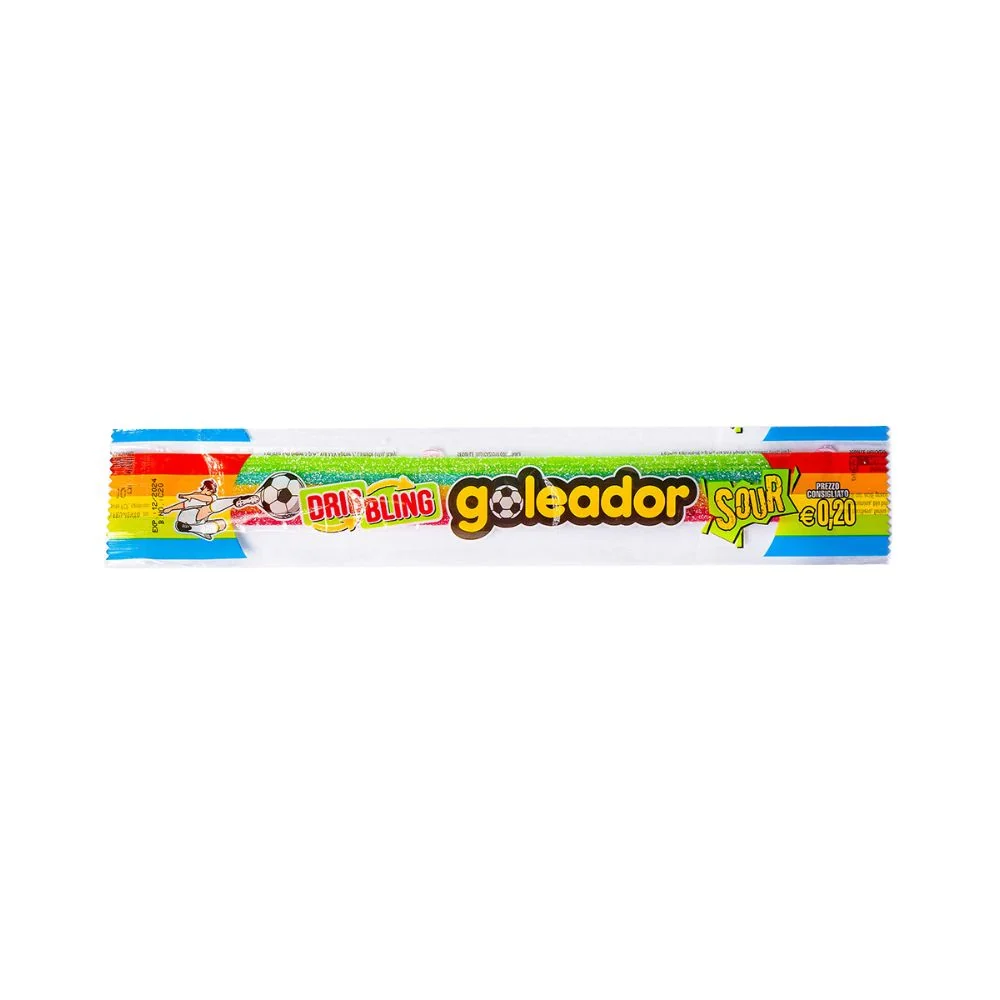 Goleador Dribbling Rainbow, gumeni bomboni s okusom raznog voć od 10g (Paket od 144)