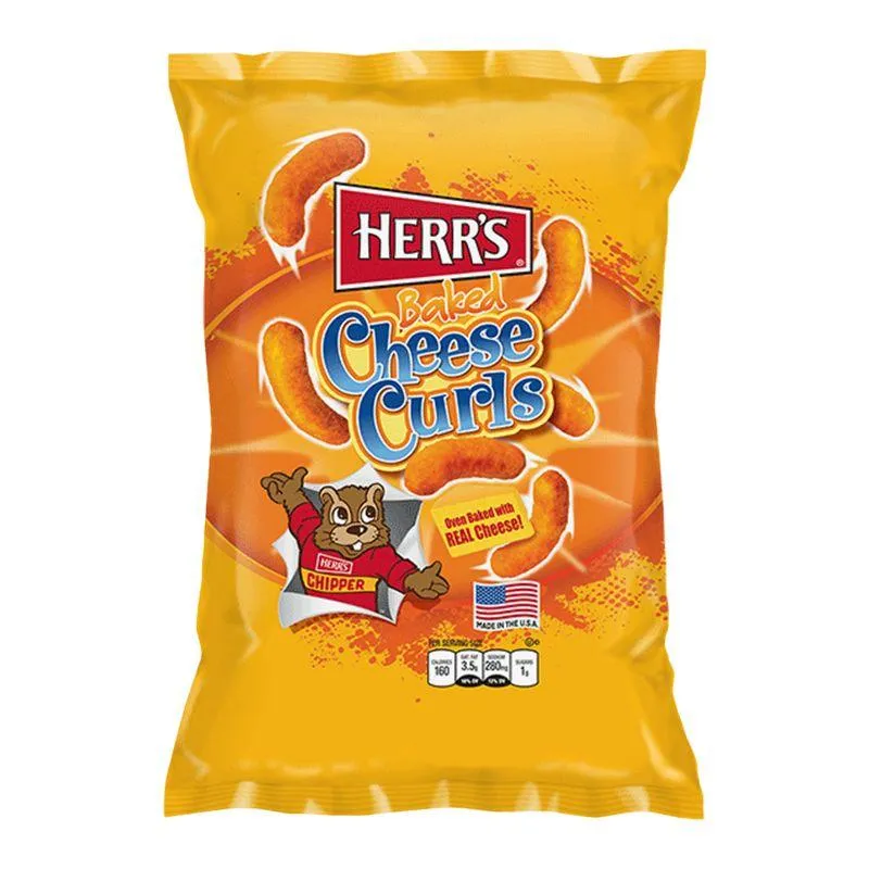 Herr's Baked Cheese Curls Big Pack, sirni čips u velikom pakiranju