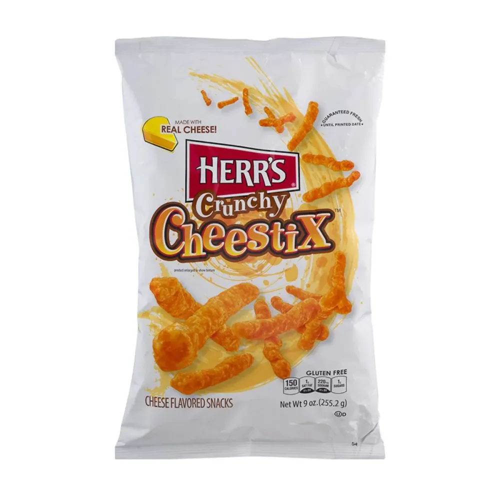 Herr's Crunchy Cheestix, čips od sira od 255g