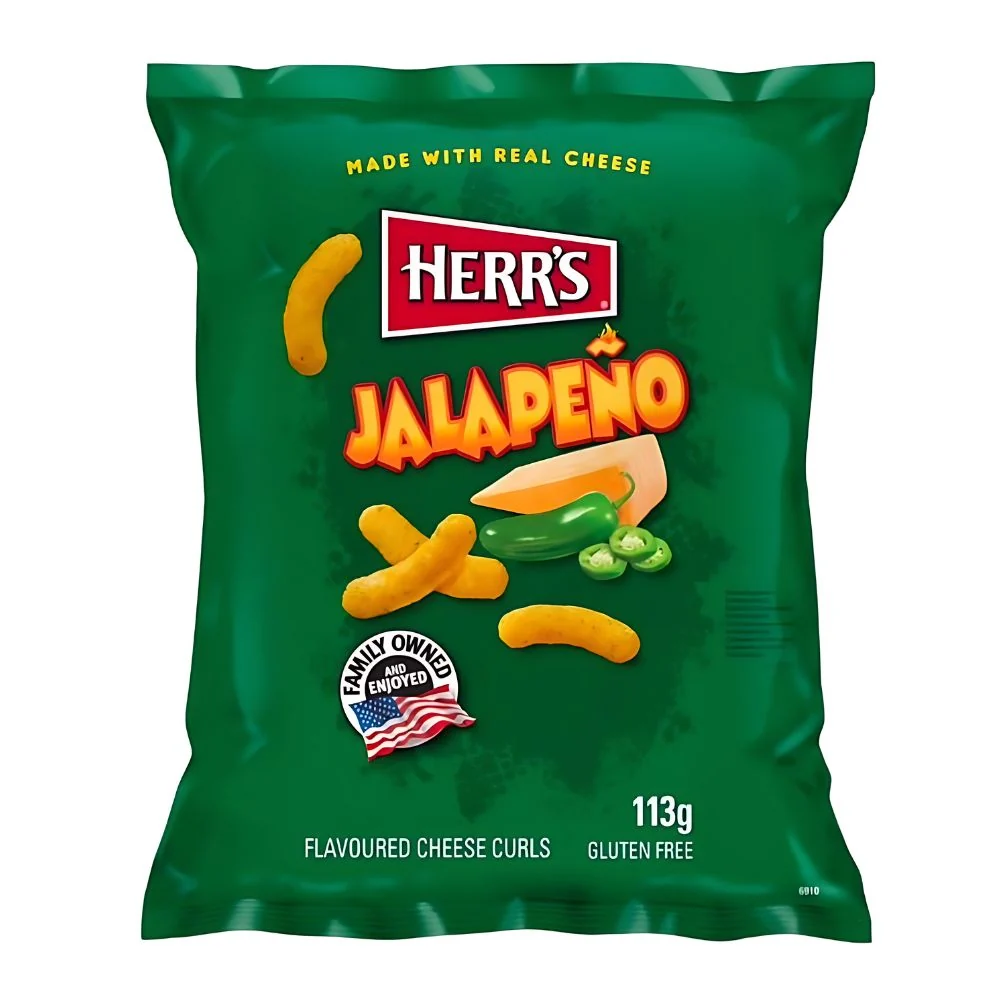 Herr's Jalapeno, ljuti sirni čips od 113g