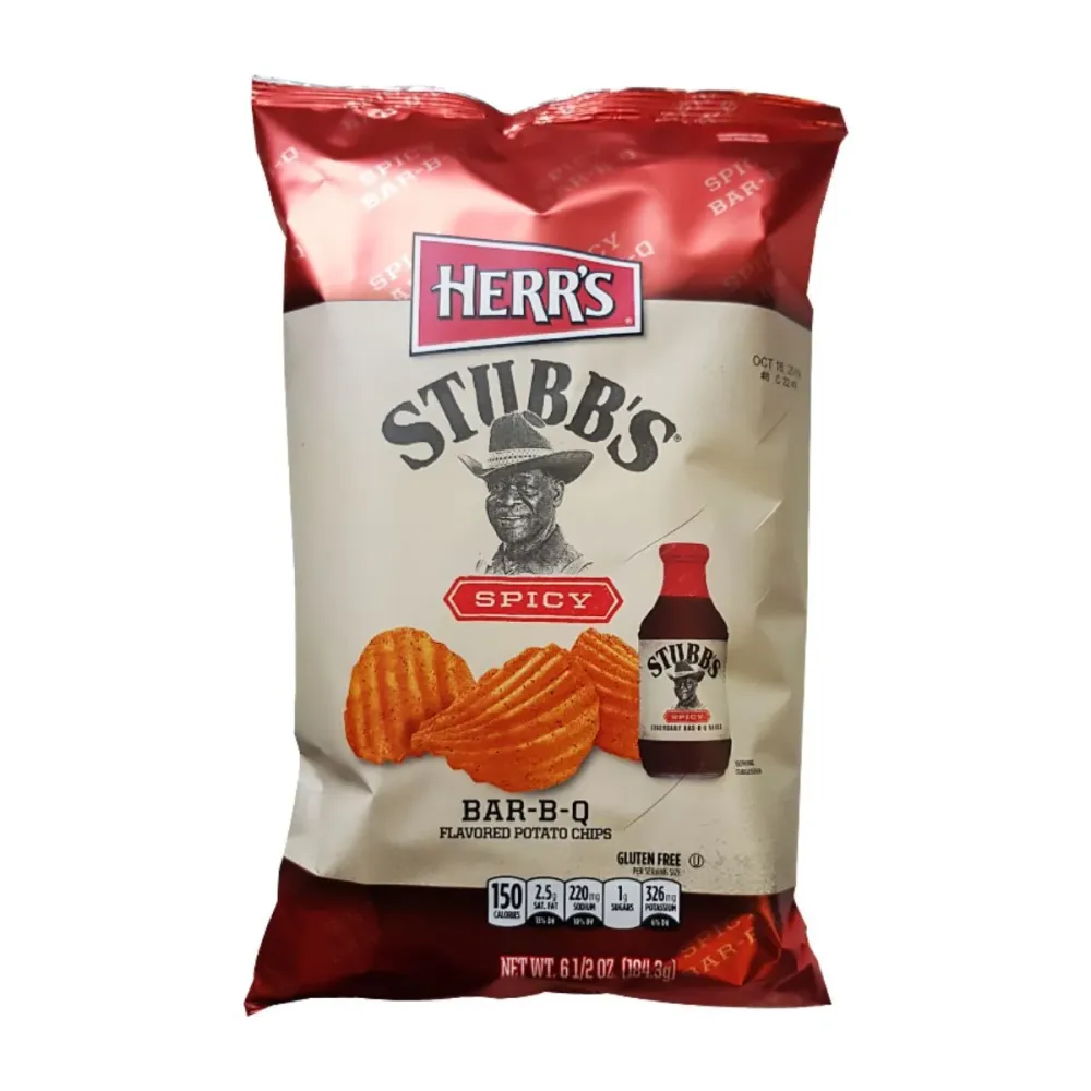 Herr's Spicy BBQ, pakiranje čipsa s bbq umakom od 184g