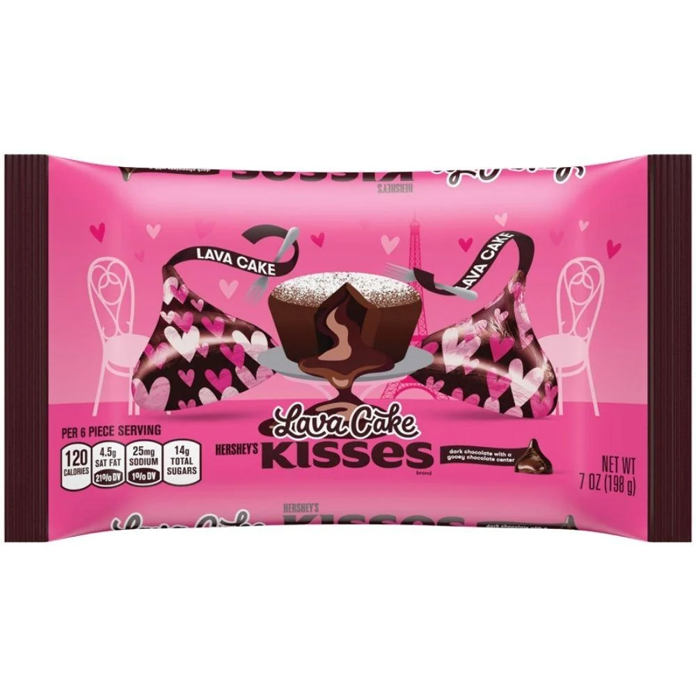 Hershey's Lava Cake Kisses, čokoladice s tekućom jezgrom od 198g