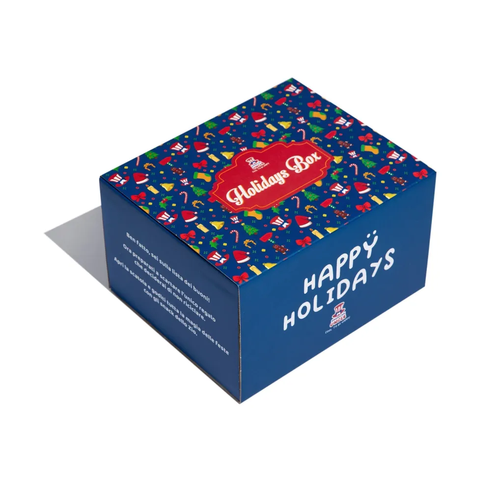 Holidays box, kutija iznenađenja s 40 slatkih, slanih proizvoda i pić