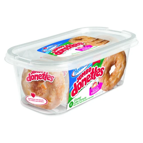 Hostess Jumbo Glazed Donettes, mekani glazirani kolačići u pakiranju od 6 komada od 298g