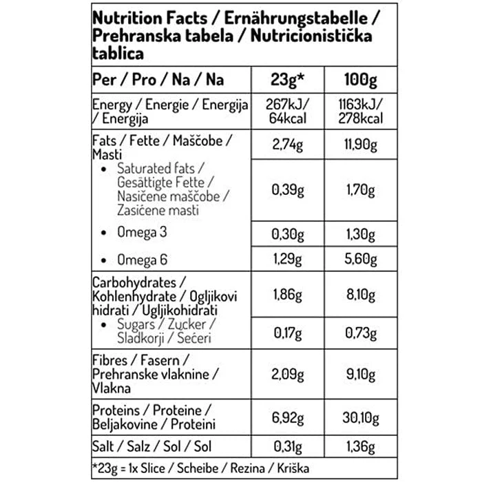 Keto kruh od cjelovitog zrna 360g