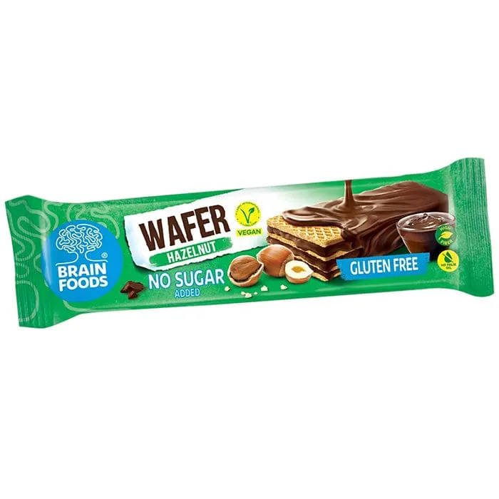 Keto Vafl s lješnjakom i čokoladom Brain Foods 40g