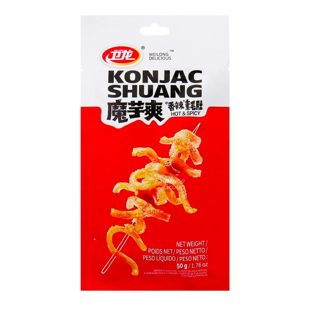 Konjac Shuang Hot & Spicy, snack na bazi ljutog i slatko-kiselog konjaca od 50g