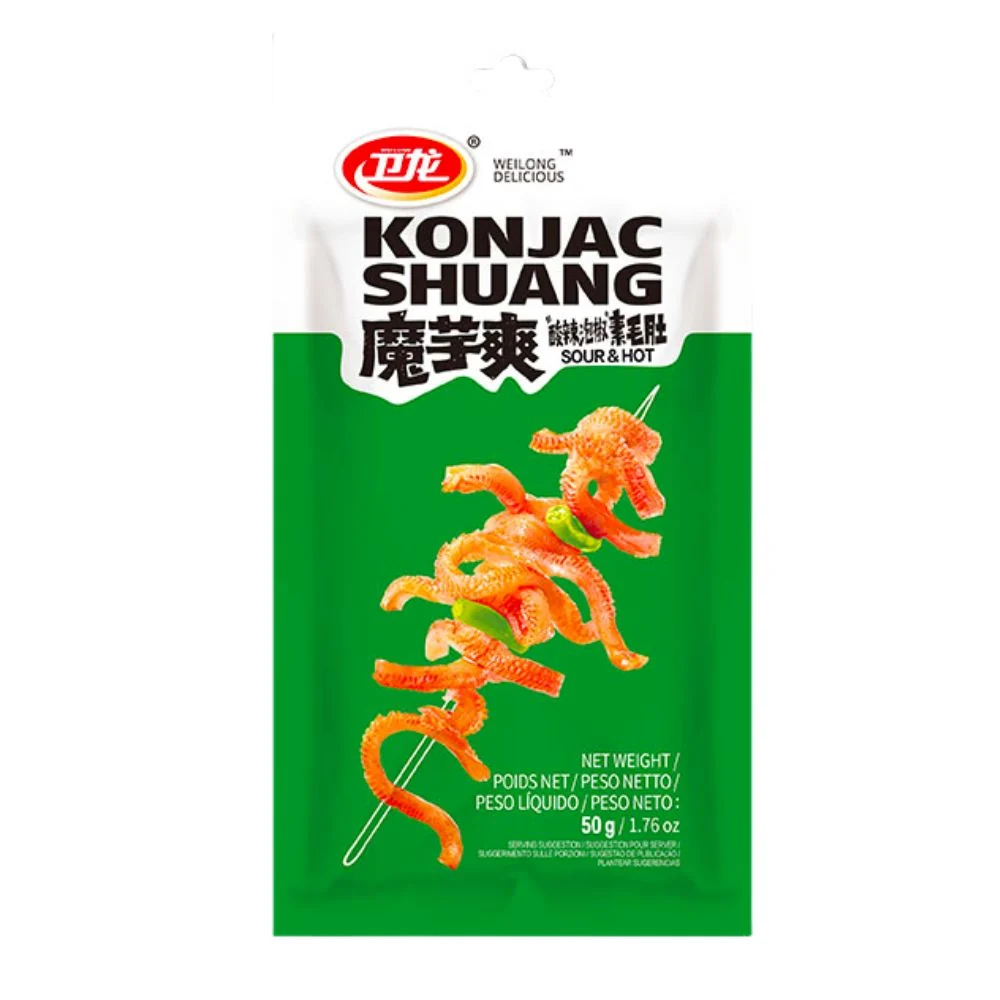 Konjac Shuang Kiselo & Ljuto, snack konjac s okusom kiselog i ljutog od 50g