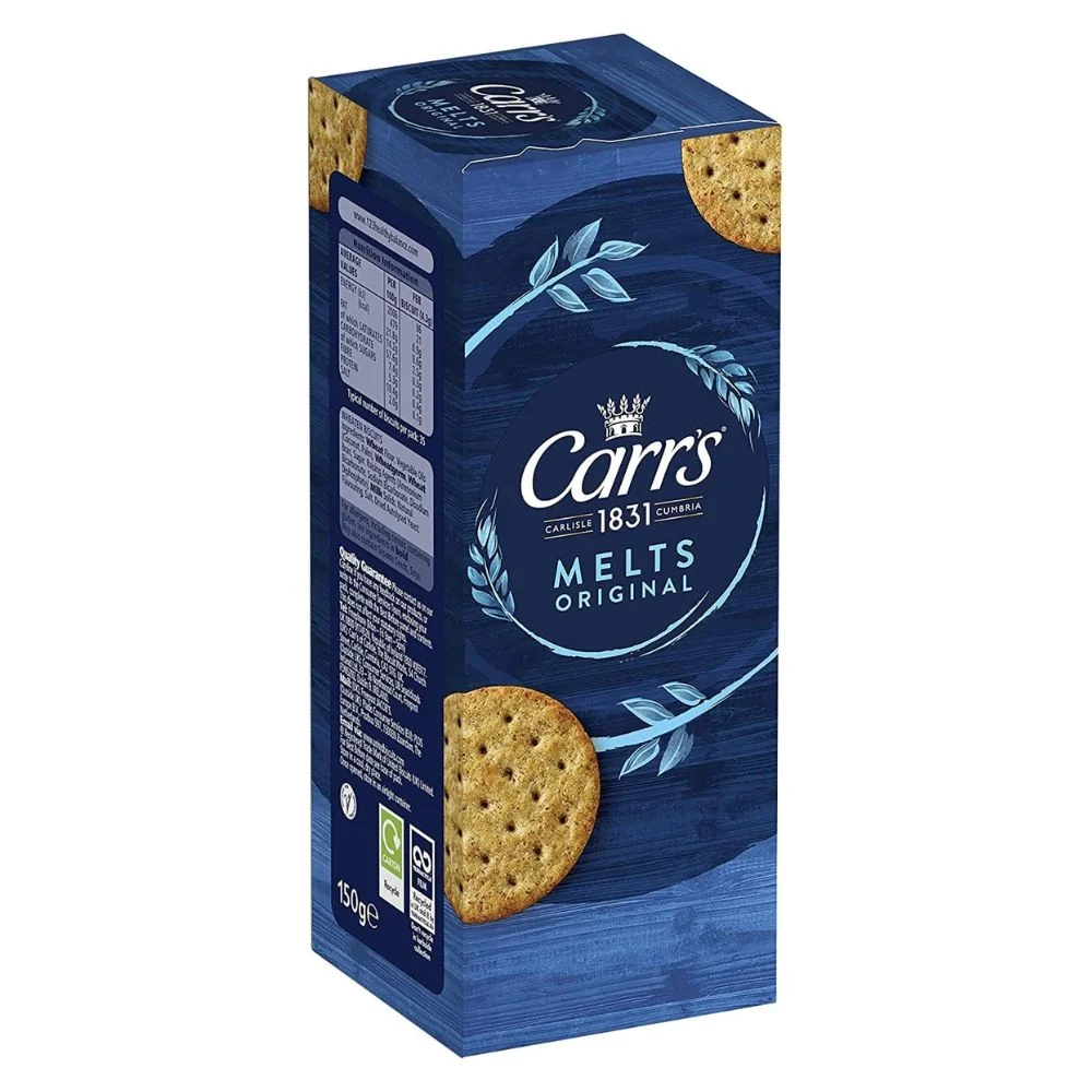 Krekeri Carr's Melts Original, keksi od 150g