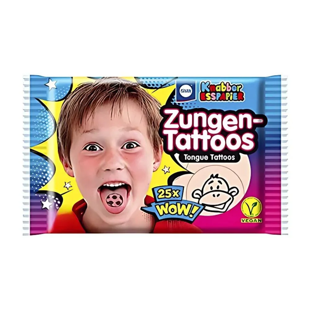 Kuchle Tongue Tattoos, oblatne s tetovažama za jezik od 11g