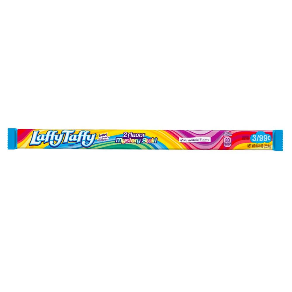 Laffy Taffy Rope Mystery Swirl, bombon s tajanstvenim okusom od 23g