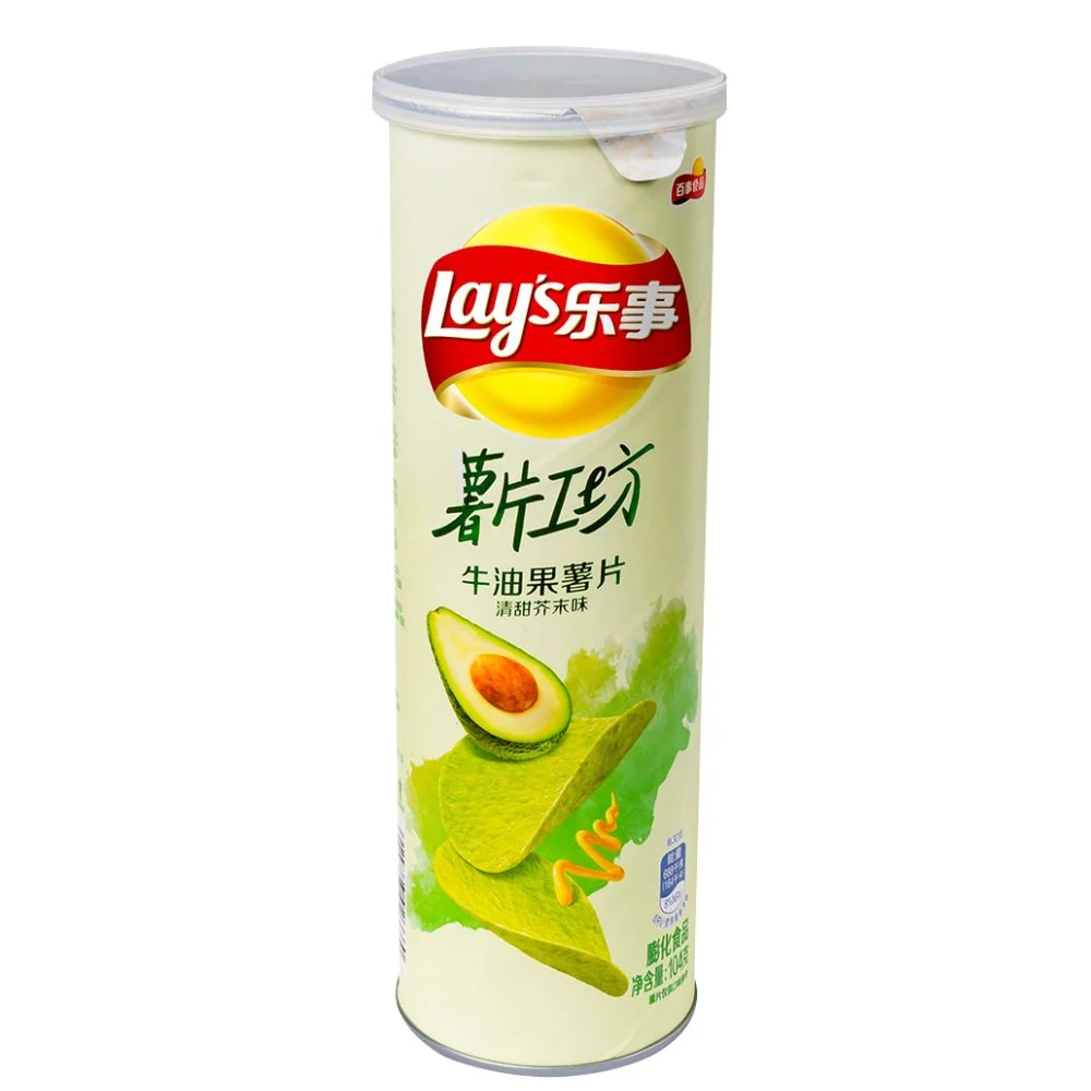 Lay's Avocado Sweet Mustard, čips s okusom medene senf i avokada od 104g