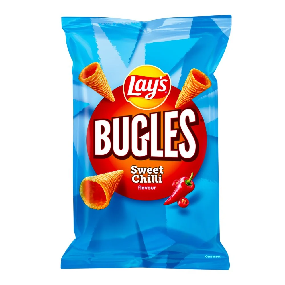 Lay's Bugles Sweet Chili, kukuruzni čunjići s ljutim sirom od 125g