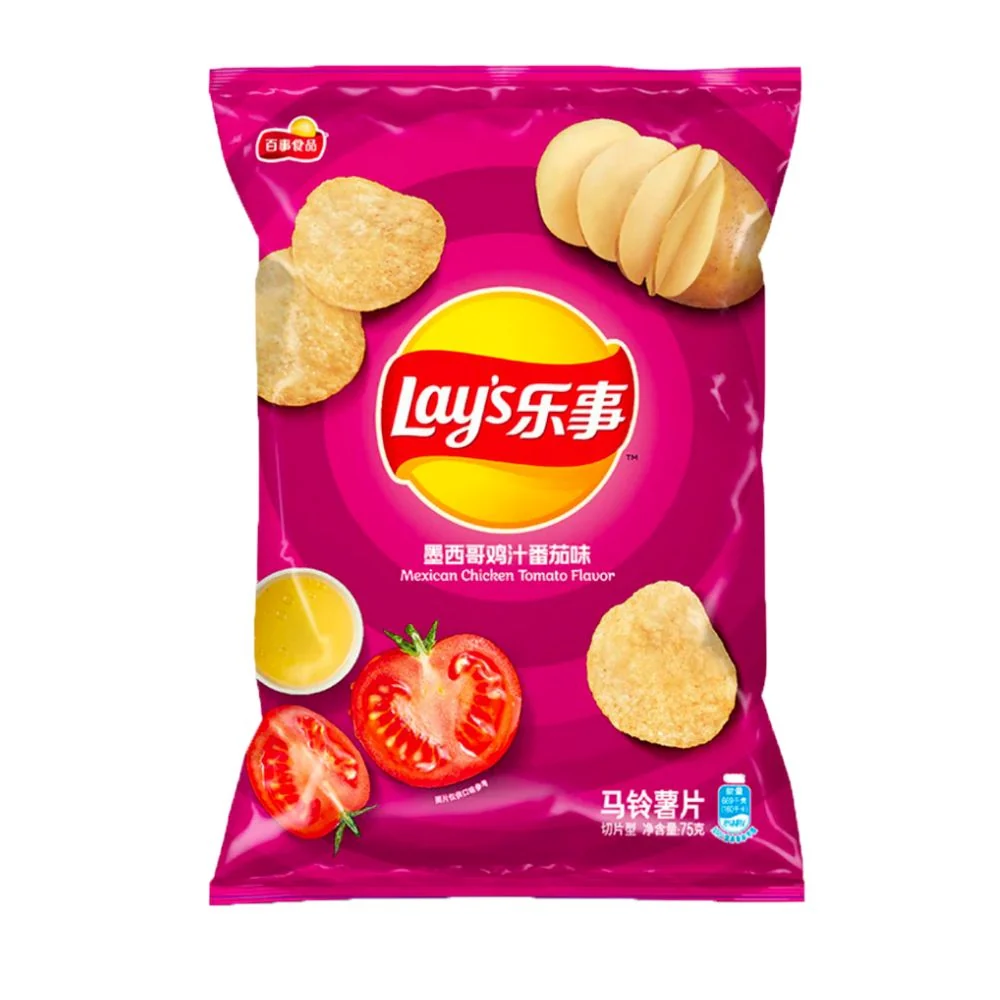 Lay's Mexican Chicken Tomato Flavor, čips s okusom piletine i rajčice od 40g