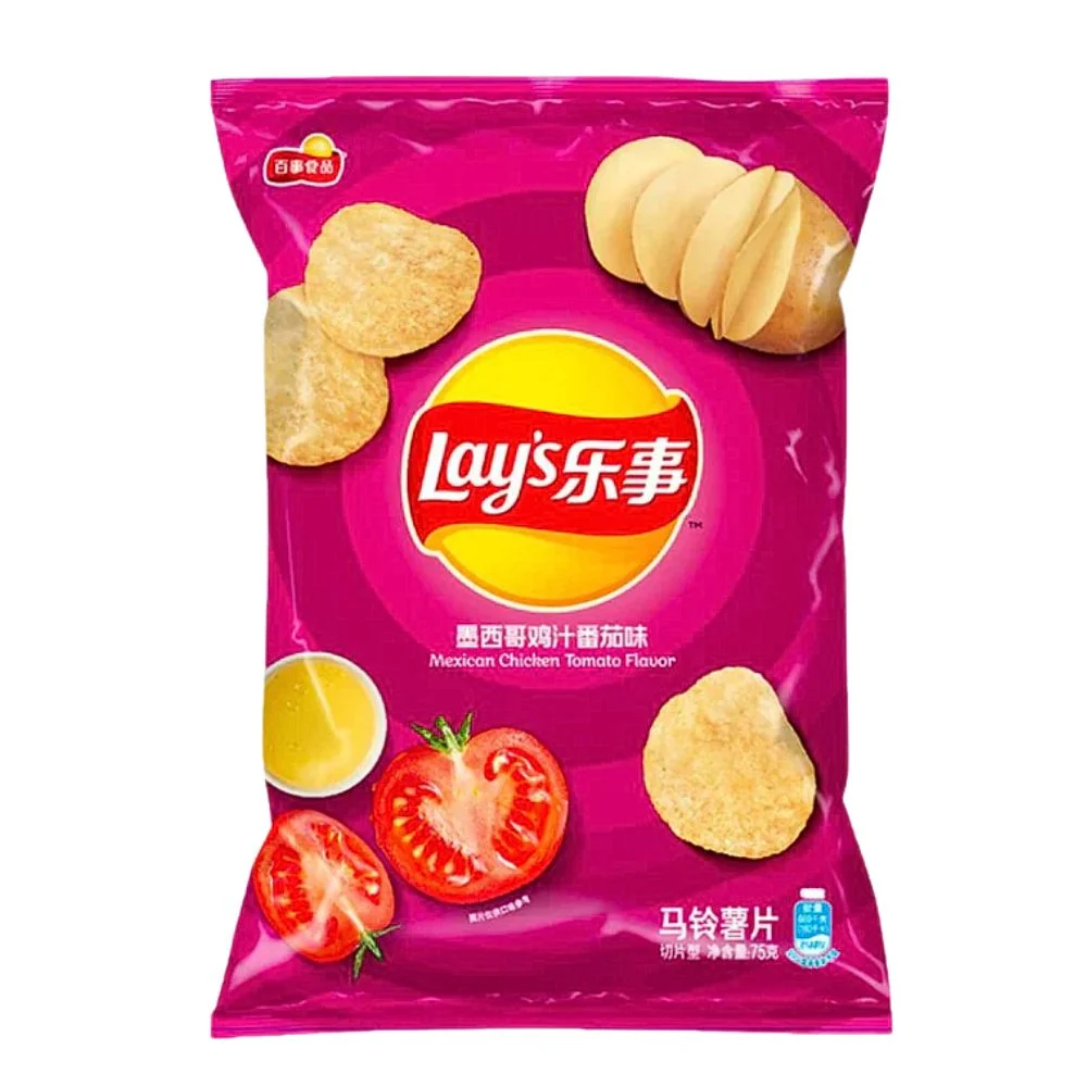 Lay's Mexican Tomato Chicken, čips s okusom piletine i rajčice od 70g