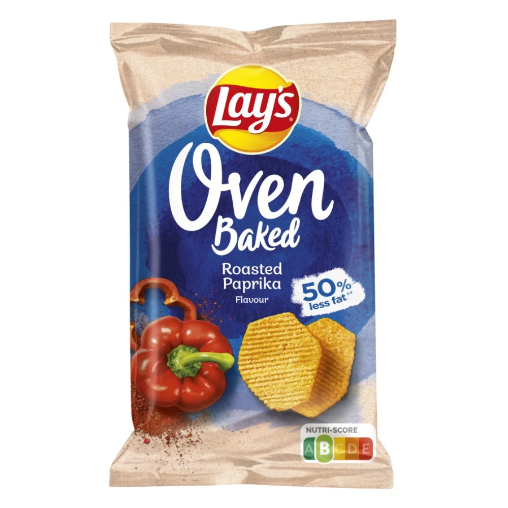 Lay's Oven Baked Roasted Paprika, pečeni čips s okusom paprike od 35g