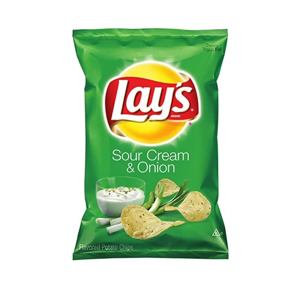 Lay's Sour Cream & Onion, čips s kiselim vrhnjem i lukom od 43g