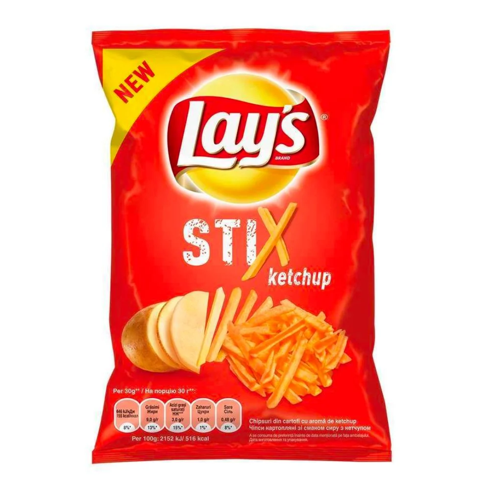 Lay's Stix Ketchup, štapići od krumpira s okusom kečapa od 40g