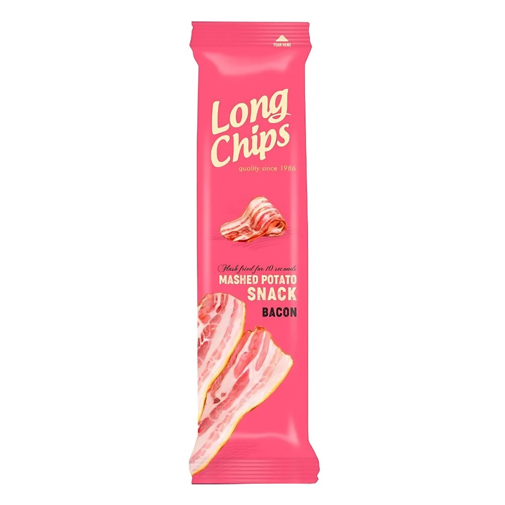 Long Chips Bacon, duge čips od slanine od 75g