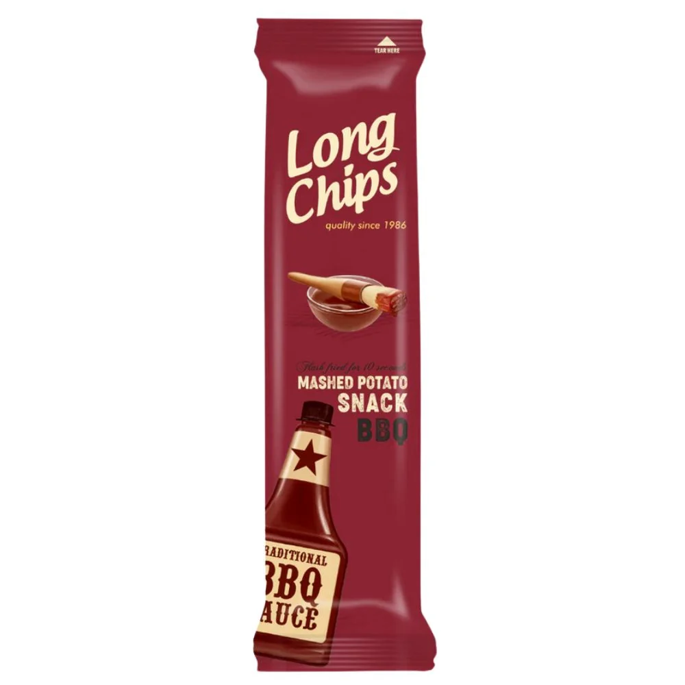 Long Chips BBQ, dugi čips s okusom roštilja od 75g
