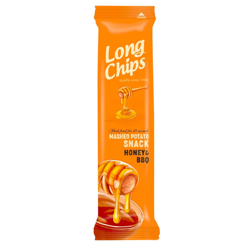 Long Chips Honey & BBQ, dugi čips s okusom meda i BBQ- od 75g