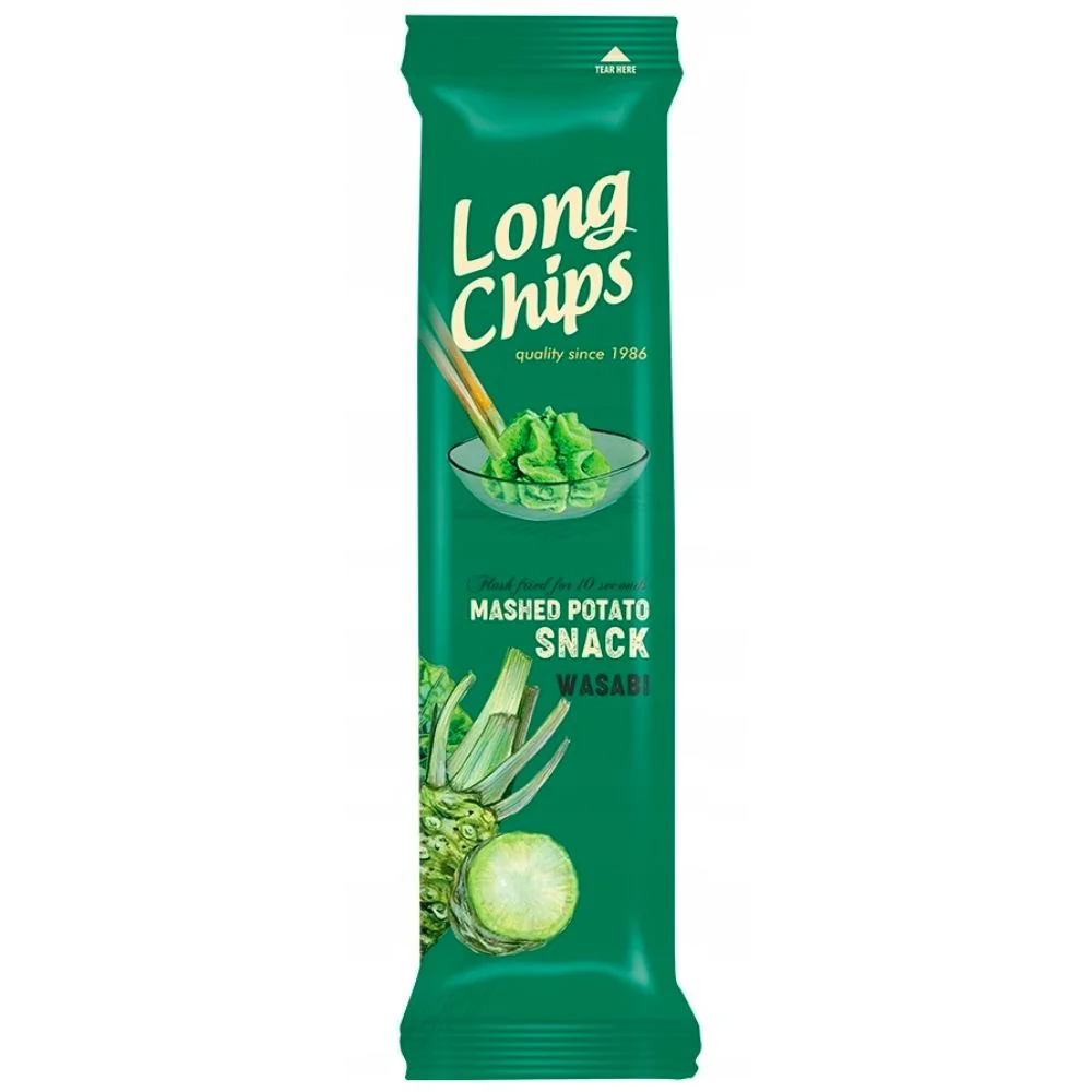 Long Chips Wasabi, duge čips od wasabi okusa od 75g