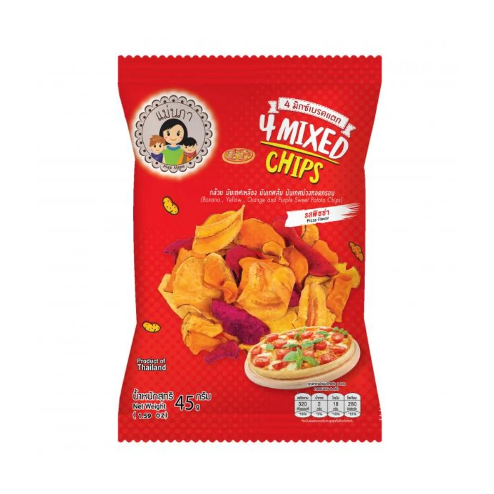 Mae Napa 4 Mixed Chips Okus pizze, miješani čips s okusom pizze od 45g