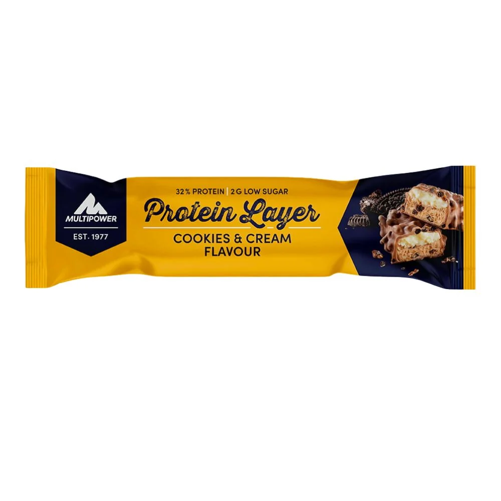 Multipower Protein Layer Cookies & Cream, proteinska pločica s okusom cookies and cream od 50g