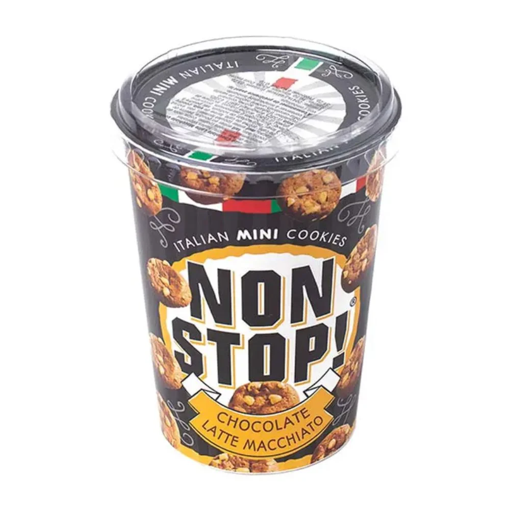 Non Stop! Mini Cookies Choco Latte Macchiato, mini keksi s okusom latte macchiato od 125g