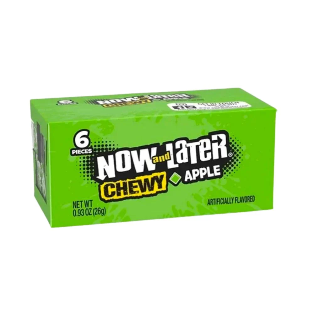 Now Later Chewy Apple, bomboni s okusom jabuke od 26g