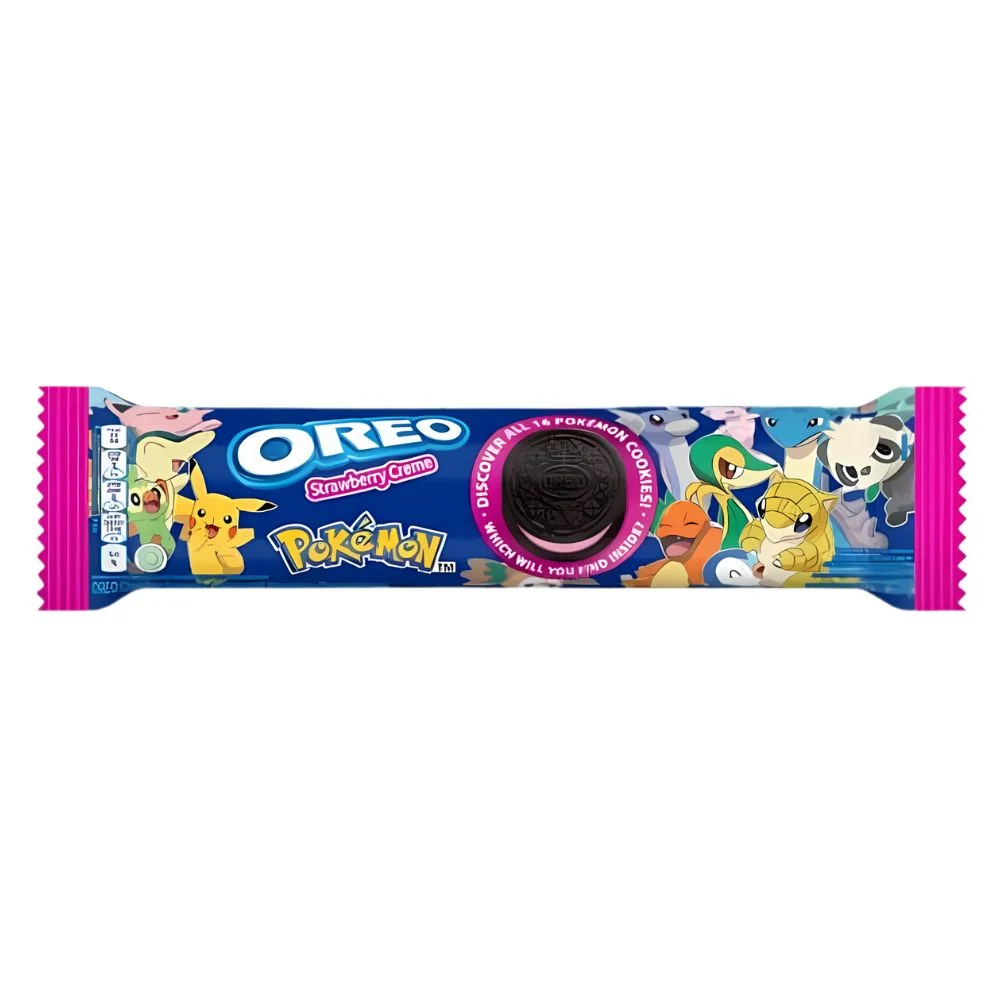 Oreo Pokemon Strawberry Creme, keksi s kremom od jagode od 119,6g