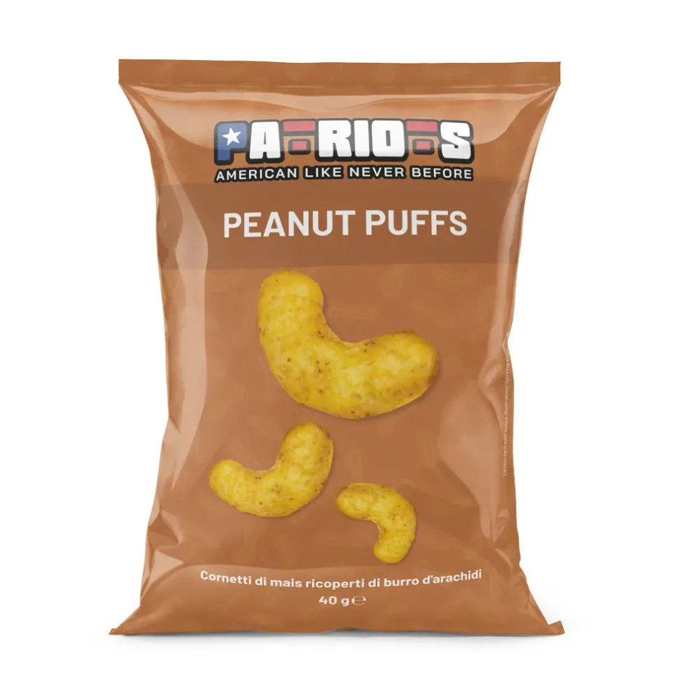 Patriots Peanut Puffs, kukuruzni štapići s maslacem od kikirikija od 40g
