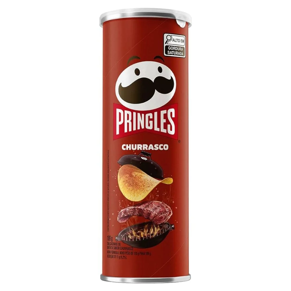 Pringles Churrasco, čips s okusom pečene govedine od 109g