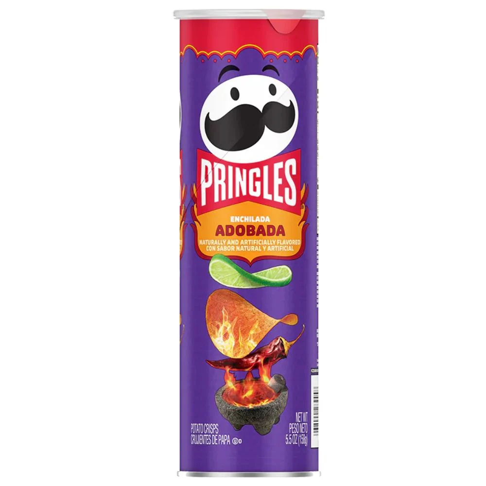 Pringles Enchilada Adobada, ljutkasti čips s meksičkim okusom adobade od 158g